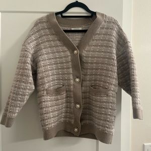 Babaton Pearl button sweater